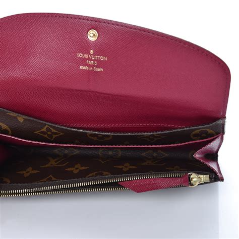 louis vuitton victorine wallet fuchsia monogram